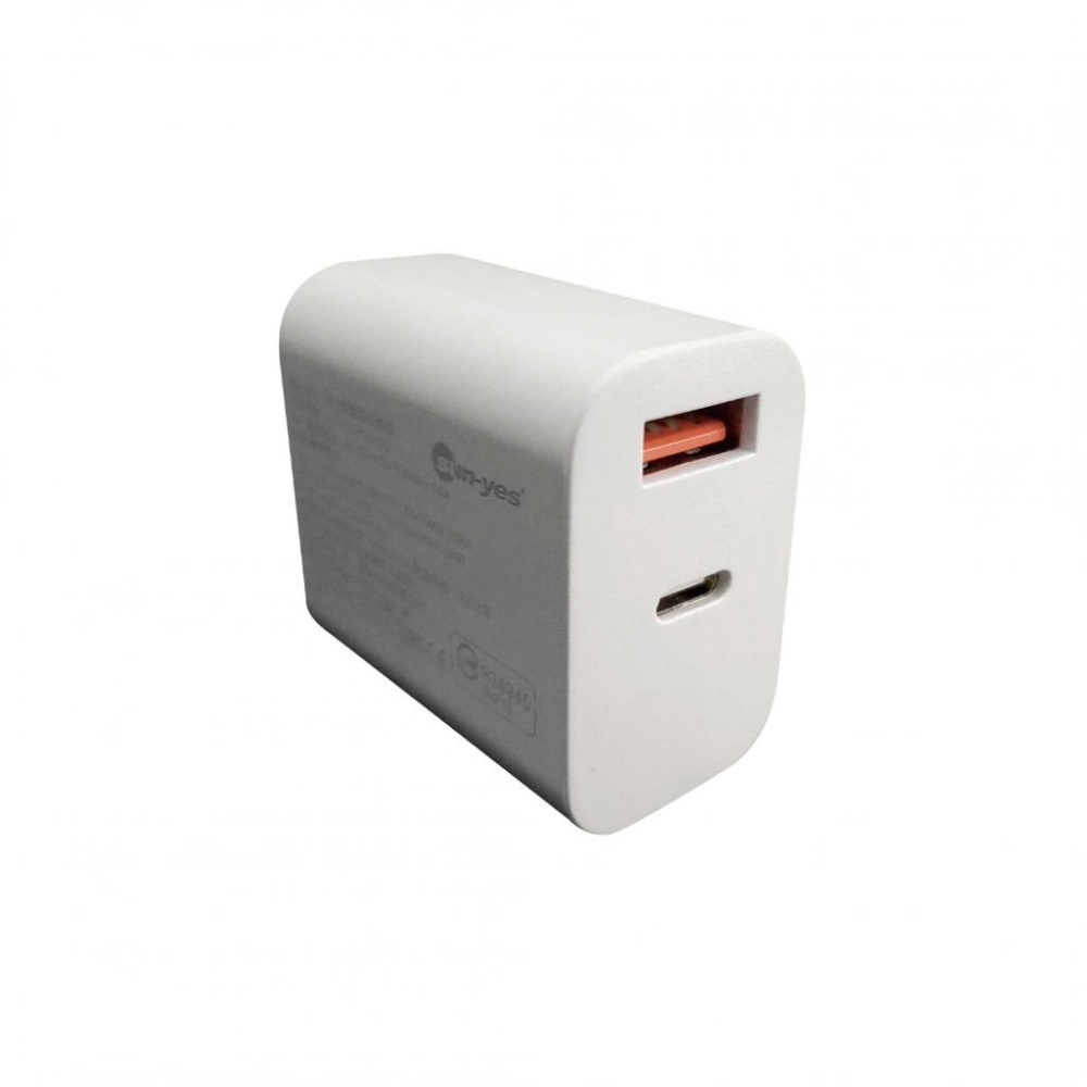SUNYES 雙孔PD/QC快充型充電器20W(兩色)-細節圖3