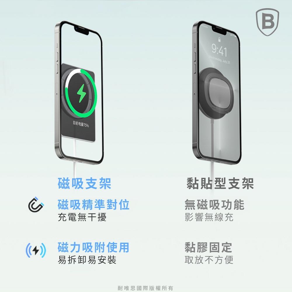 Baseus倍思一字旋轉磁吸卡片支架*現貨不用等-細節圖4