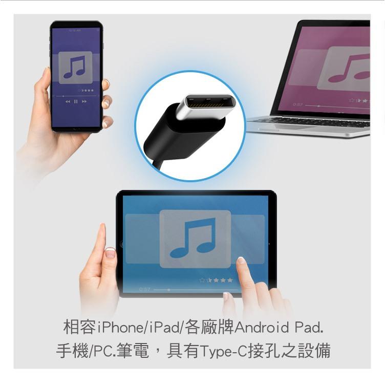 INTOPIC  Type-C陶瓷入耳式耳機(JAZZ-C122)⏰iphone15適用-細節圖3
