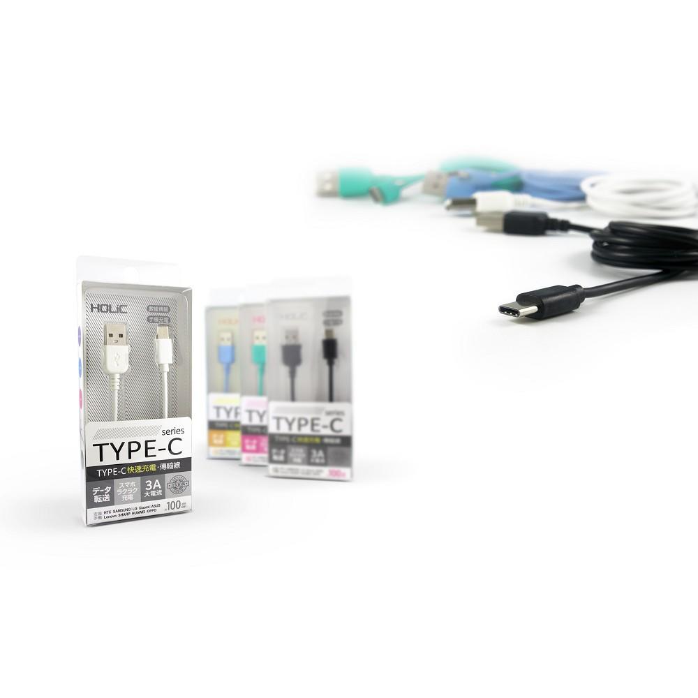 HOLiC 充電線 傳輸線 快充線 1M TC003 for Type C USB Android 安卓-細節圖3
