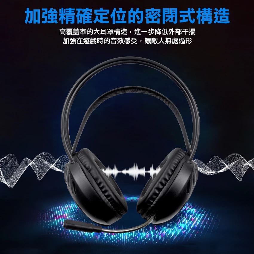 Foxxray 渦流響狐電競耳麥BAL63-細節圖3