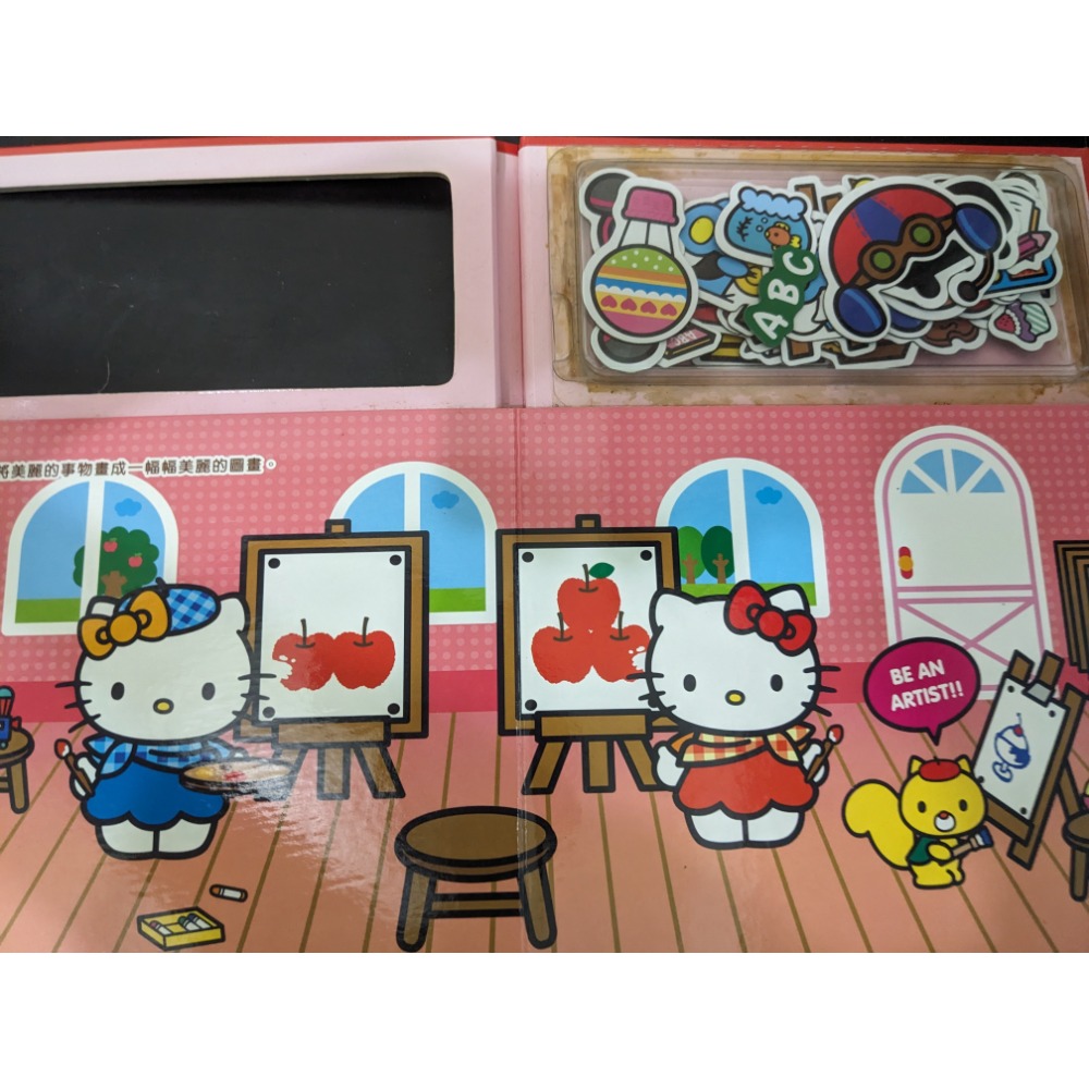 Kt hello kitty 磁鐵書 夢幻職業-細節圖3
