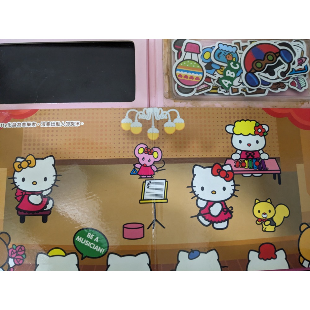 Kt hello kitty 磁鐵書 夢幻職業-細節圖6