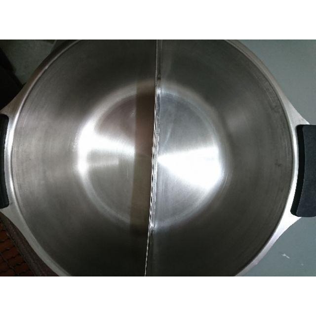 304不鏽鋼 御膳坊 鴛鴦深饕鍋 30cm-細節圖2