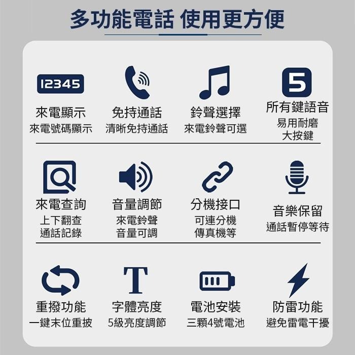 板橋現貨【富音王 盲人 電話機】盲人專用 全程語音 免持通話 約會提醒 老人電話機【傻瓜批發】-細節圖8