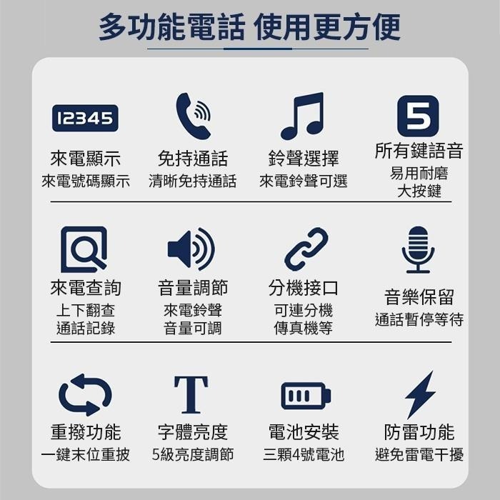 板橋現貨【富音王 盲人 電話機】盲人專用 全程語音 免持通話 約會提醒 老人電話機【傻瓜批發】-細節圖8