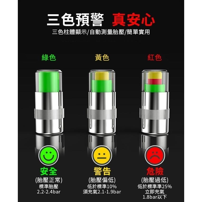 【傻瓜批發】(CH-902)胎壓警示器 1卡4入裝 胎壓監測即時胎壓顯示器 胎壓帽胎壓錶 板橋現貨-細節圖3