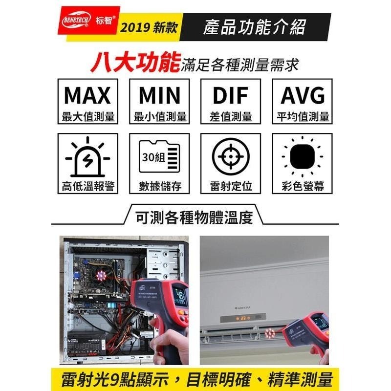 【傻瓜批發】(GT950)彩色螢幕9點雷射測溫槍 台灣總代理保固二年 紅外線測溫儀 950度溫度計 板橋現貨-細節圖6