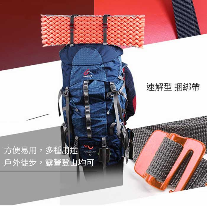 板橋現貨【速解型行李綑綁帶】不銹鋼帶勾捆綁繩.背包裝備綁緊帶.拉緊帶.旅行晾衣繩.打包繩【傻瓜批發】WK7-細節圖3