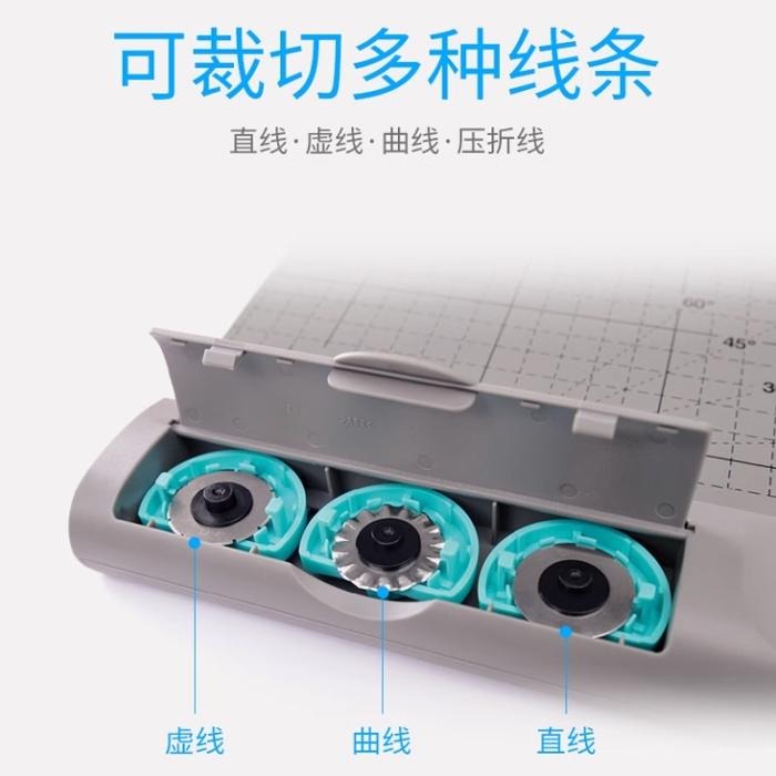 板橋現貨【可得優 KW-triO 13939】A4四合一 裁刀.圓盤式 滾輪式 裁紙機.裁紙器.裁紙刀.裁切刀【傻瓜批發-細節圖4