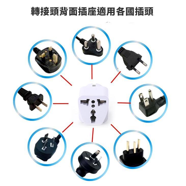 板橋現貨【萬國轉歐規】法國印尼韓國轉換插座.萬用轉接頭(嵌入式接腳F型)德標準歐洲4.8MM圓腳【傻瓜批發】T404-細節圖4