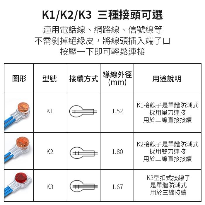 板橋現貨【UY接續端子】UY端子.K1 K2 K3 快速接線端子.接線端子.接線器.電話線 網路線 【傻瓜批發】U49-細節圖2