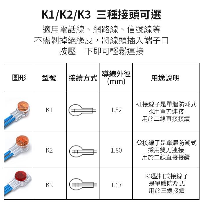 板橋現貨【UY接續端子】UY端子.K1 K2 K3 快速接線端子.接線端子.接線器.電話線 網路線 【傻瓜批發】U49-細節圖6