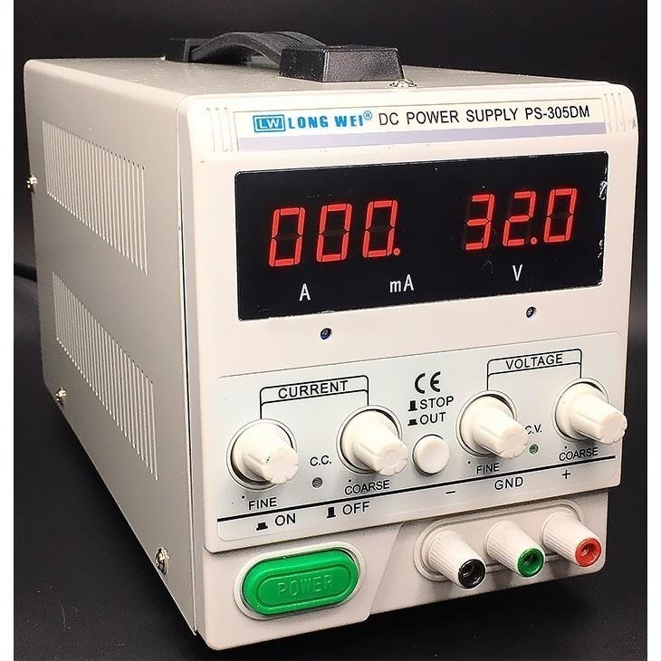 【傻瓜批發】龍威(PS-305DM)直流電源供應器 30V5A可調穩壓電壓電流數位顯示 線性電源 毫安切換 台灣保固一年-細節圖4