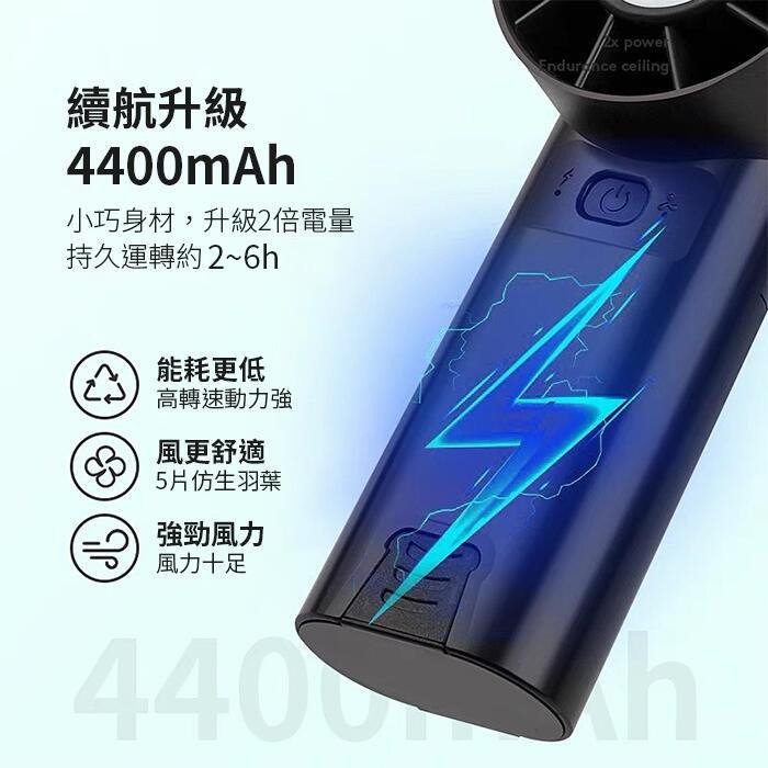 板橋現貨【共田F30B 手持風扇】共田風扇.掛脖風扇.隨身風扇.掛頸風扇.USB風扇.充電風扇【傻瓜批發】-細節圖6