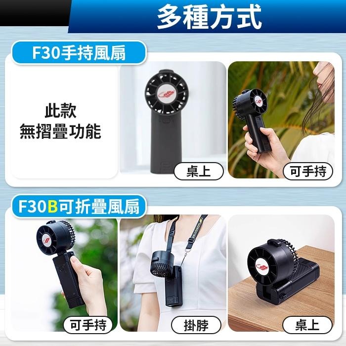 板橋現貨【共田F30 F30B手持風扇】共田風扇.掛脖風扇.隨身風扇.掛頸風扇.USB風扇.充電風扇【傻瓜批發】-細節圖9