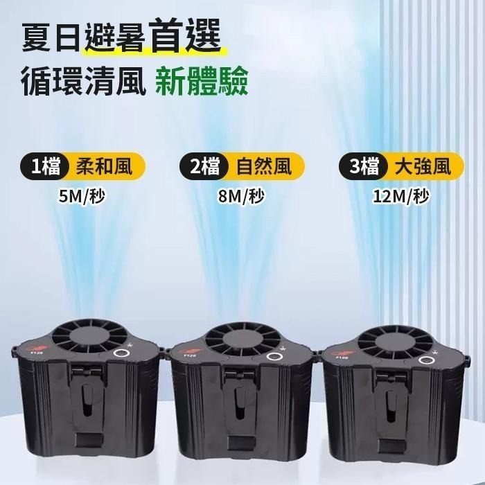 板橋現貨【共田F128腰掛風扇】腰間風扇.掛脖風扇.掛頸風扇.掛腰風扇.USB電風扇.工地專用 【傻瓜批發】-細節圖6