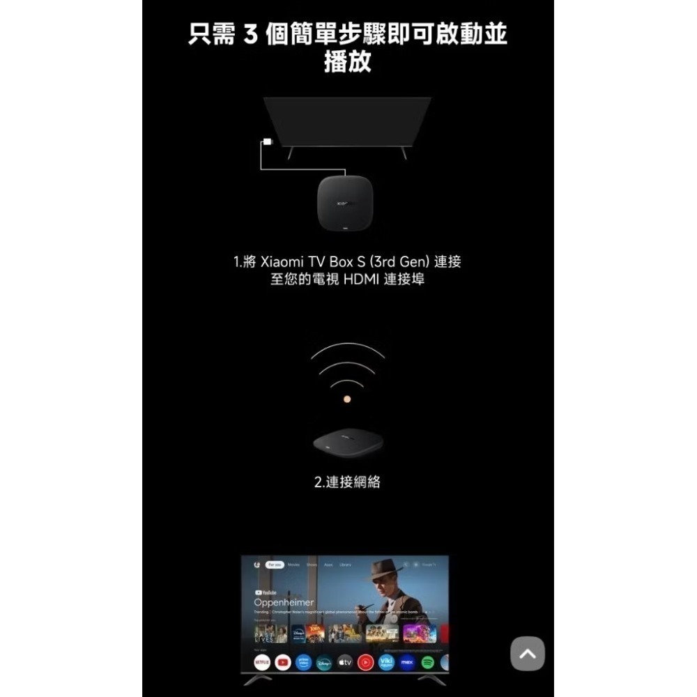 【越獄翻牆版】2025最新 小米盒子S 第3代 國際版 2G+32G 4K Disney+Netflix 電影連續劇直播-細節圖7