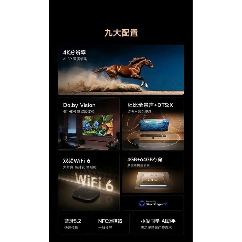 【最新】現貨 小米盒子 5 MAX 2025旗艦機 4G/64G WIFI 6雙頻 藍牙5.2 免費電影連續劇+台灣直播-細節圖9