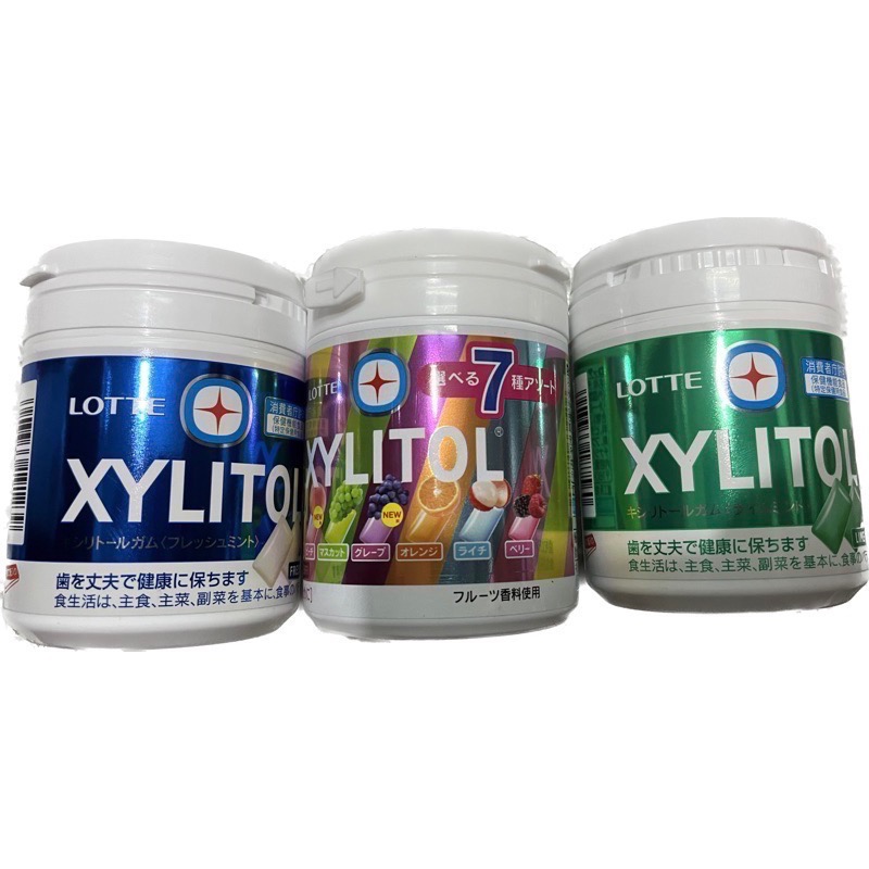 現貨  日本 LOTTE XYLITOL 樂天 木糖醇 口香糖 萊姆/薄荷/七彩/黑酷-細節圖2