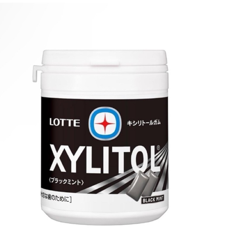 現貨  日本 LOTTE XYLITOL 樂天 木糖醇 口香糖 萊姆/薄荷/七彩/黑酷-規格圖9