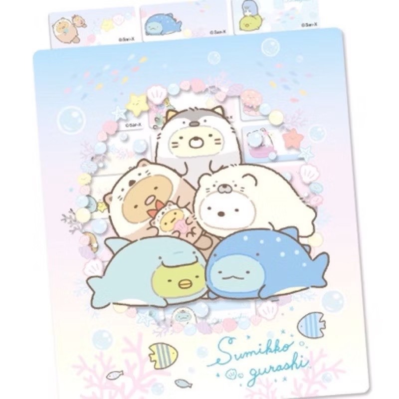 【品田小舖】【中款】角落小夥伴-海洋系列版 姓名貼 貼紙 生日 小禮物 畢業 幼稚園-細節圖4