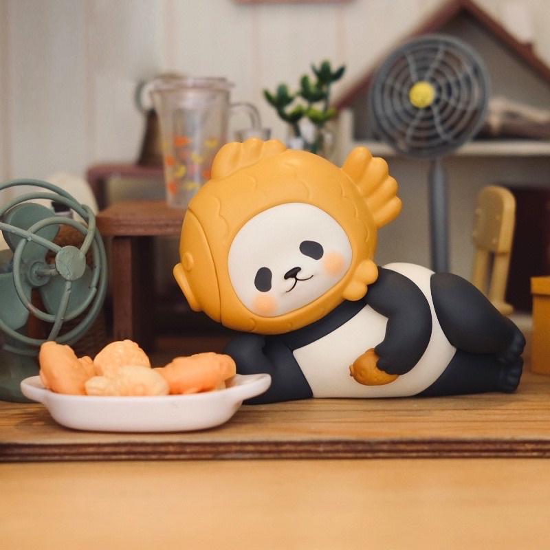 ［現貨確認款-24H出貨］白熊百貨 Planetbear 迷你 鯛魚燒 熊貓/貓熊 盲盒 潘潘騎搖馬/好運噴霧-細節圖2
