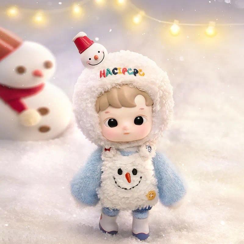 ［全新現貨-24H出貨］POPMART 泡泡瑪特 HACIPUPU 雪人來訪 可動人偶 玩偶 BJD 搪膠 聖誕節 冬季-細節圖4