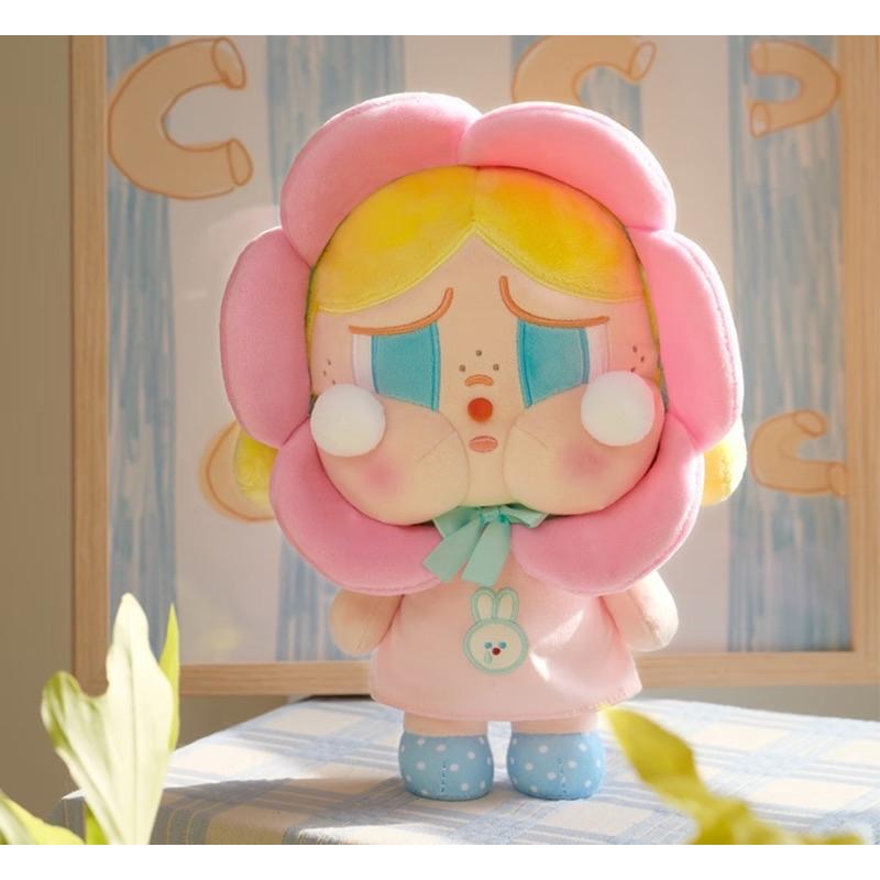 ［現貨盒損-24H出貨］POPMART 泡泡瑪特 CRYBABY 悲傷俱樂部 系列 絨毛 娃娃 周邊 週邊 花花造型-細節圖3