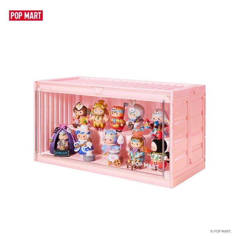 [現貨-24H出貨］正品 POPMART泡泡瑪特 粉 紅 銀 白 Labubu 系列 發光箱/集裝箱/展示盒 正品 禮物-細節圖2