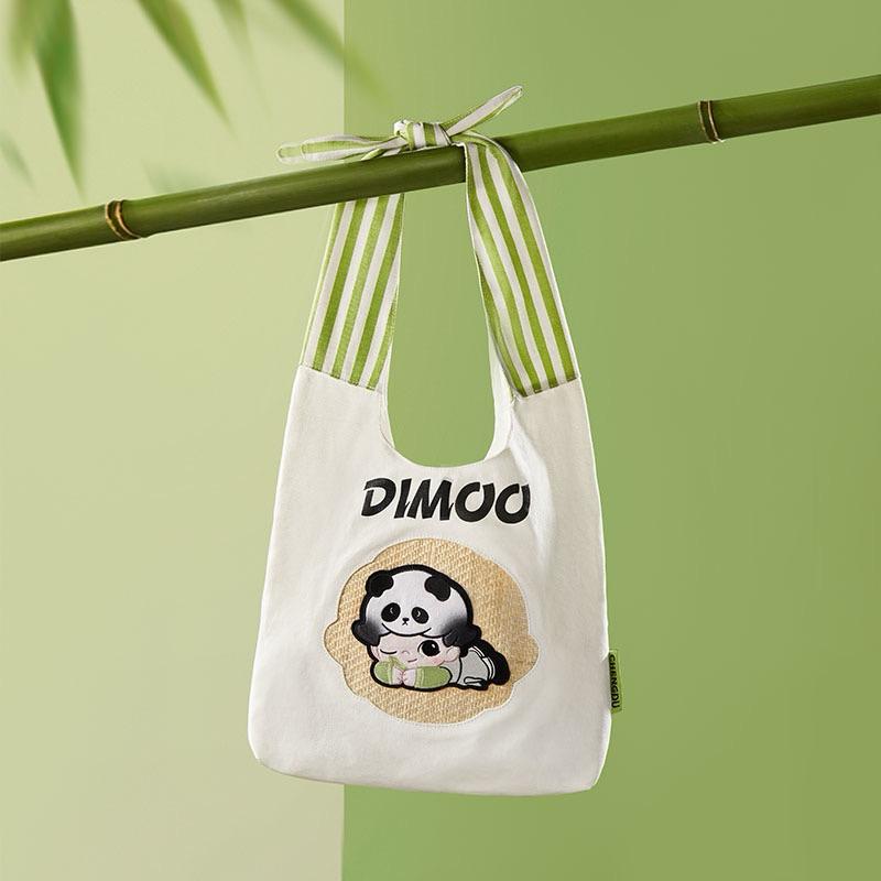 ［全新現貨-24H出貨］POPMART 泡泡瑪特 Dimoo 成都限定 熊貓 週邊/周邊 購物袋 杯子 玻璃杯 棉花娃娃-細節圖2