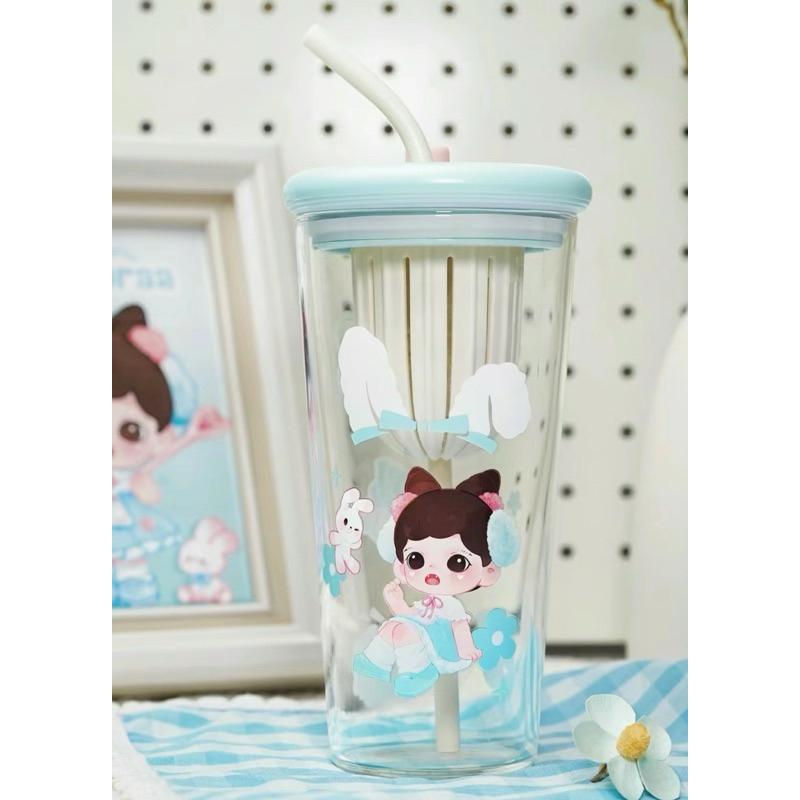 ［現貨-24H出貨］TNT SPACE 一番賞 Zoraa 粉紅假日 提袋 玻璃杯 大白兔抱枕 衣物收納籃 首飾盒-細節圖2