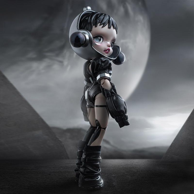 ［現貨-24H出貨］正品 POPMART 泡泡瑪特 SKULLPANDA SP 暗星 1/6 可動人偶 大娃 玩具-細節圖3