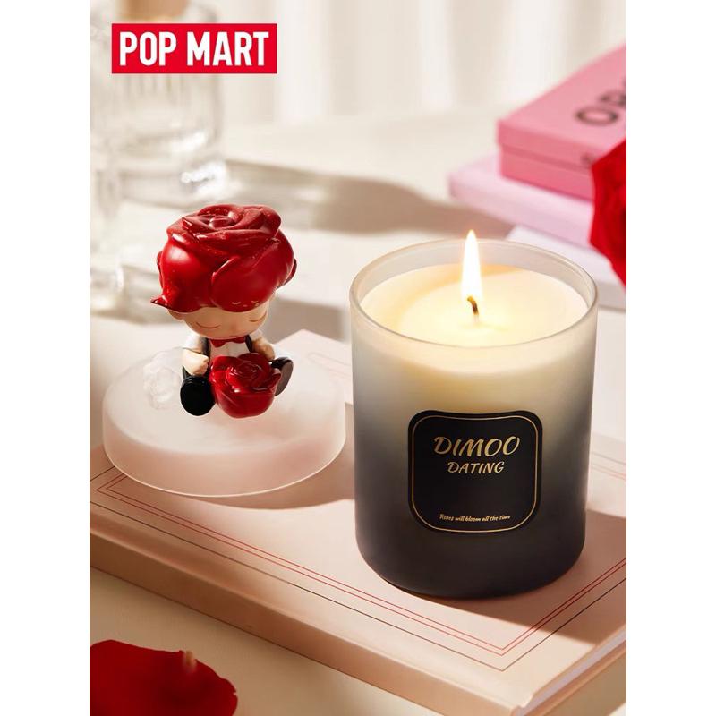 ［現貨-24H出貨］POPMART 泡泡瑪特 DIMOO 約會日 系列 香氛蠟燭 週邊/周邊/禮物 玫瑰花 公仔 玻璃-細節圖5