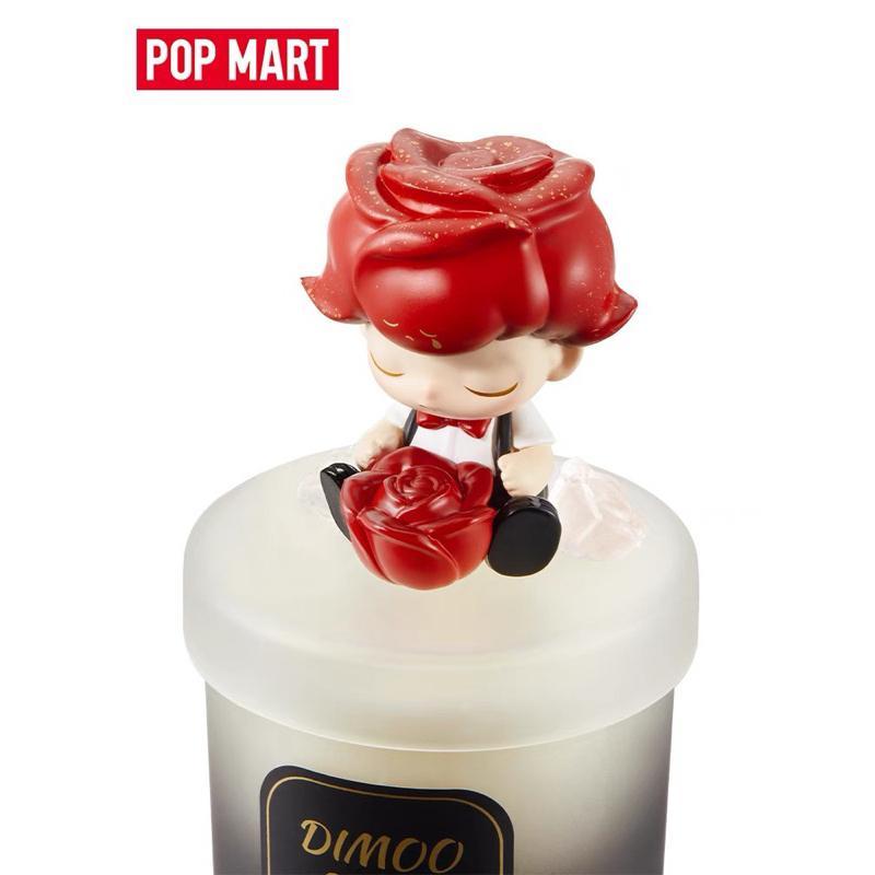 ［現貨-24H出貨］POPMART 泡泡瑪特 DIMOO 約會日 系列 香氛蠟燭 週邊/周邊/禮物 玫瑰花 公仔 玻璃-細節圖6