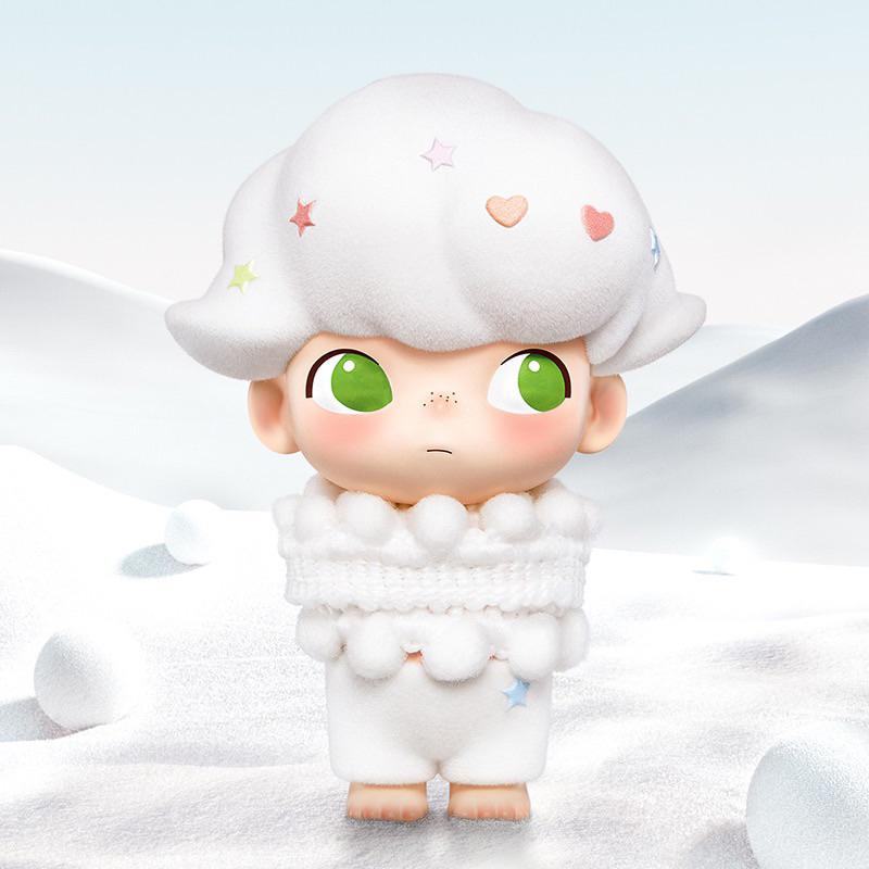 ［現貨確認款-24H出貨］POPMART 泡泡瑪特 DIMOO經典 復刻 系列 手辦/盲盒 雪鴞 雪人 天使 雪球 徽章-細節圖4