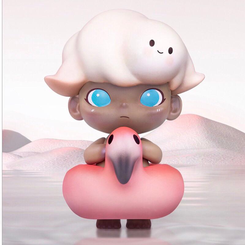 ［現貨確認款-24H出貨］POPMART 泡泡瑪特 DIMOO經典 復刻 系列 手辦/盲盒 雪鴞 雪人 天使 雪球 徽章-細節圖8