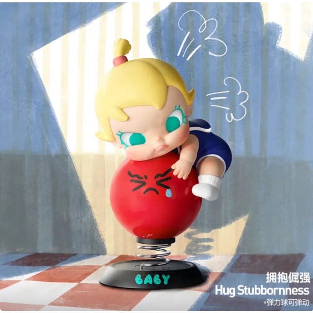 ［現貨-確認款］POPMART 泡泡瑪特 Baby Molly 抱抱探索計劃 系列 盲盒 大大的熊抱 抱擁倔強 擁抱天空-細節圖8