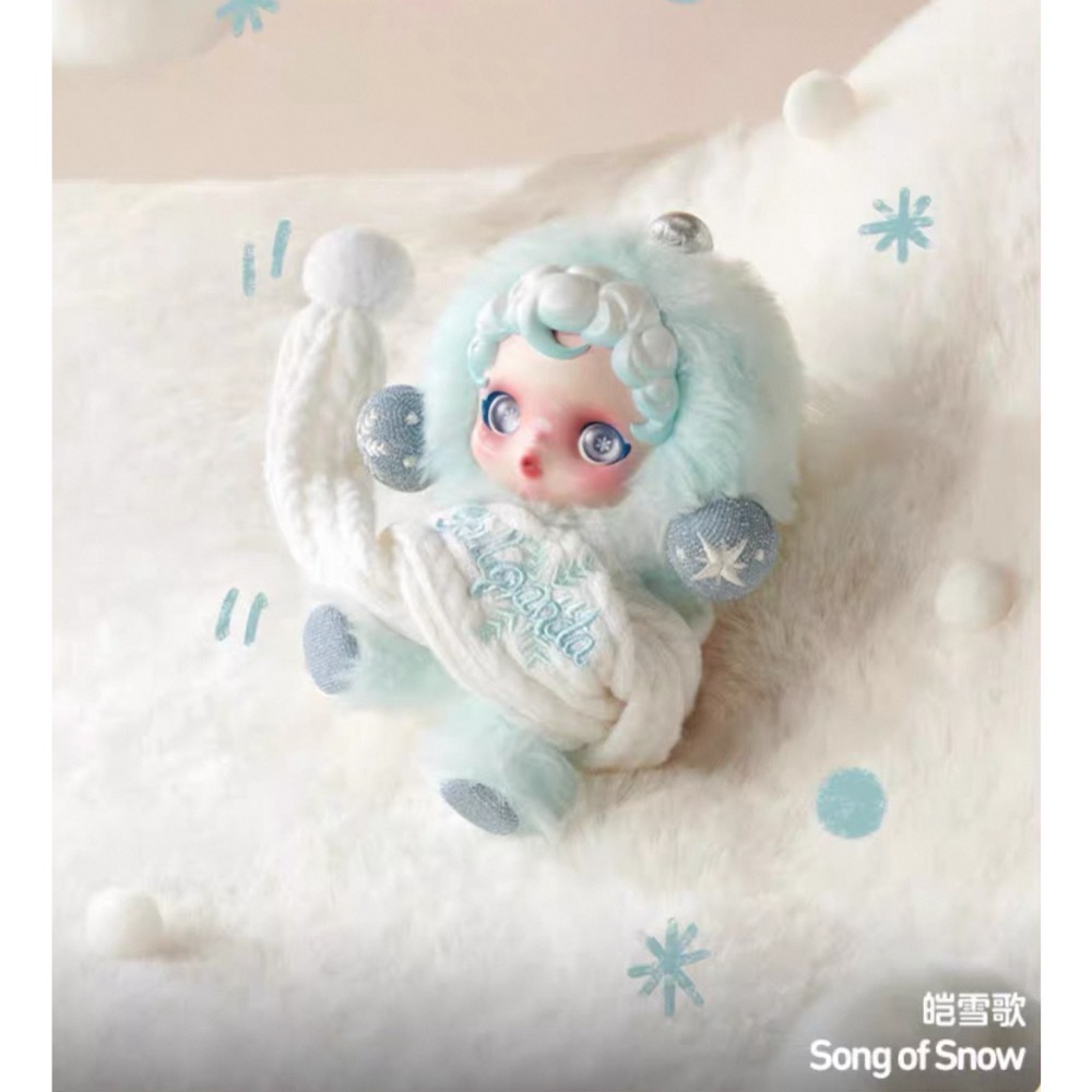 ［現貨-確認款］正品 泡泡瑪特 POP MART SKULLPANDA 冬日樂章 系列 SP 毛絨 盲盒 皚雪歌 狂想詩-規格圖2