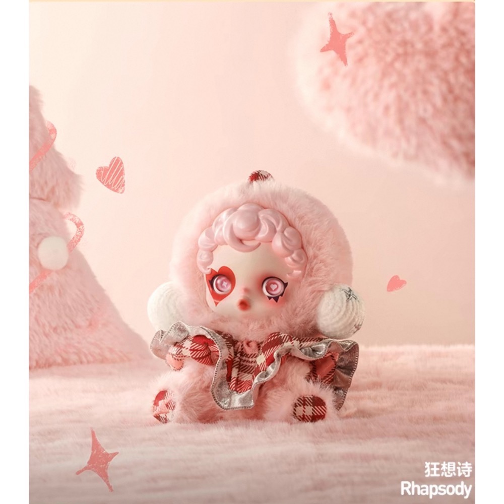 ［現貨-確認款］正品 泡泡瑪特 POP MART SKULLPANDA 冬日樂章 系列 SP 毛絨 盲盒 皚雪歌 狂想詩-規格圖2