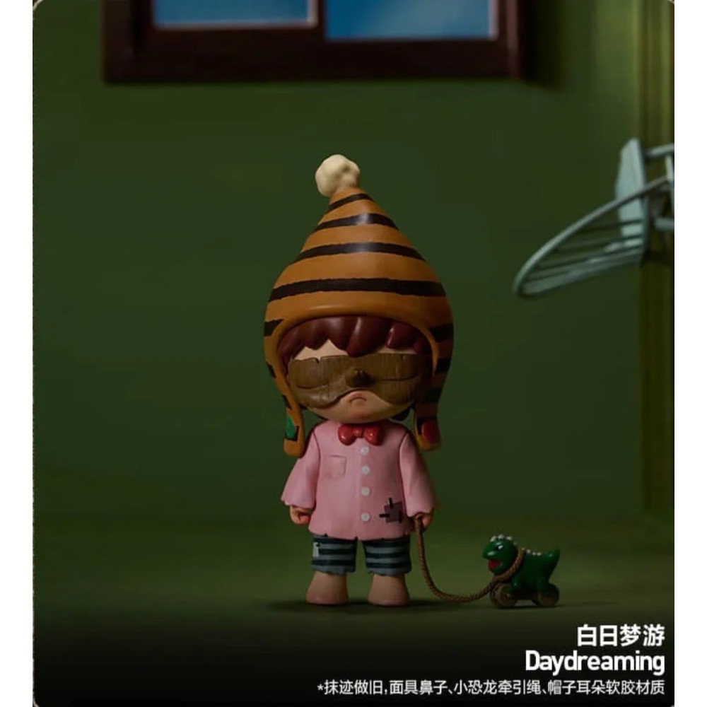 ［現貨-確認款］泡泡瑪特 POP MART Hirono 小野 回聲 系列 盲盒 不想睡覺 靈魂交互 在你身後 雨中遠航-規格圖2