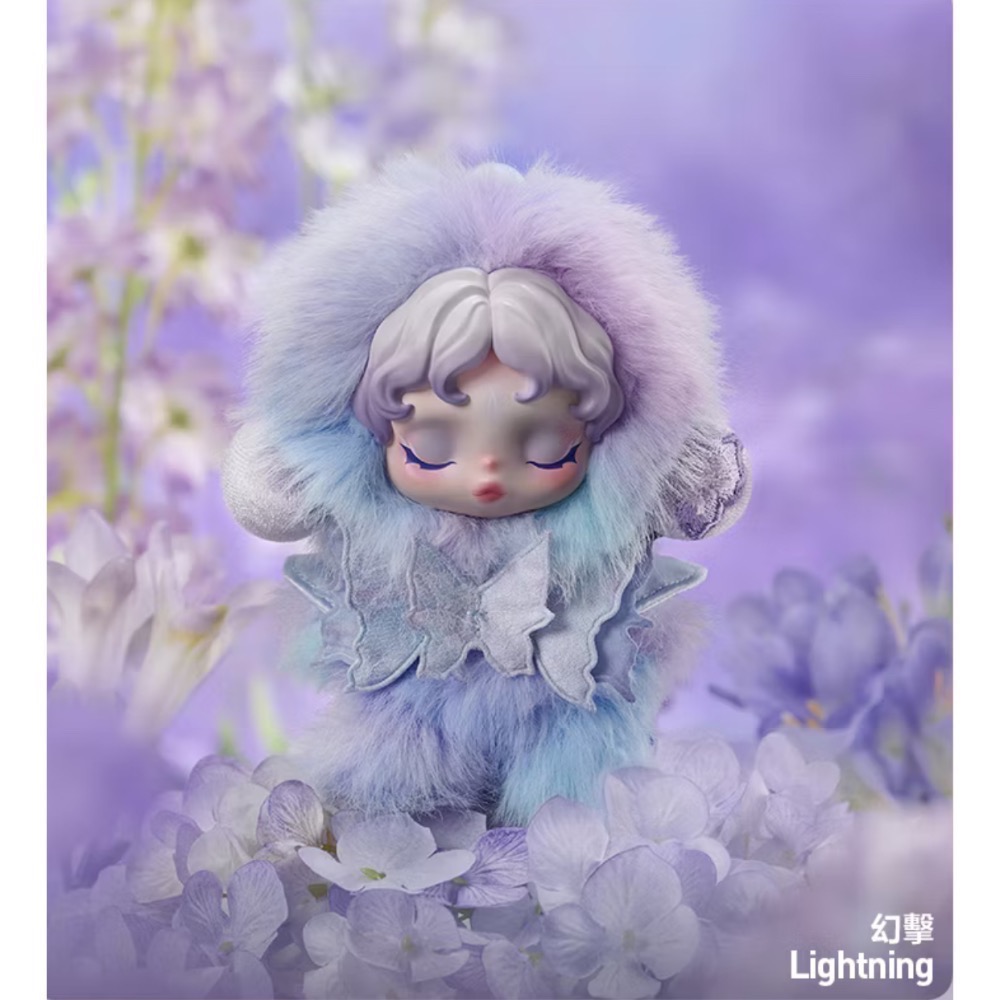 ［現貨-確認款］POP MART 泡泡瑪特 SKULLPANDA 光織園 系列 毛絨/公仔/掛件 二代 漫煦 幻擊 晨露-規格圖11