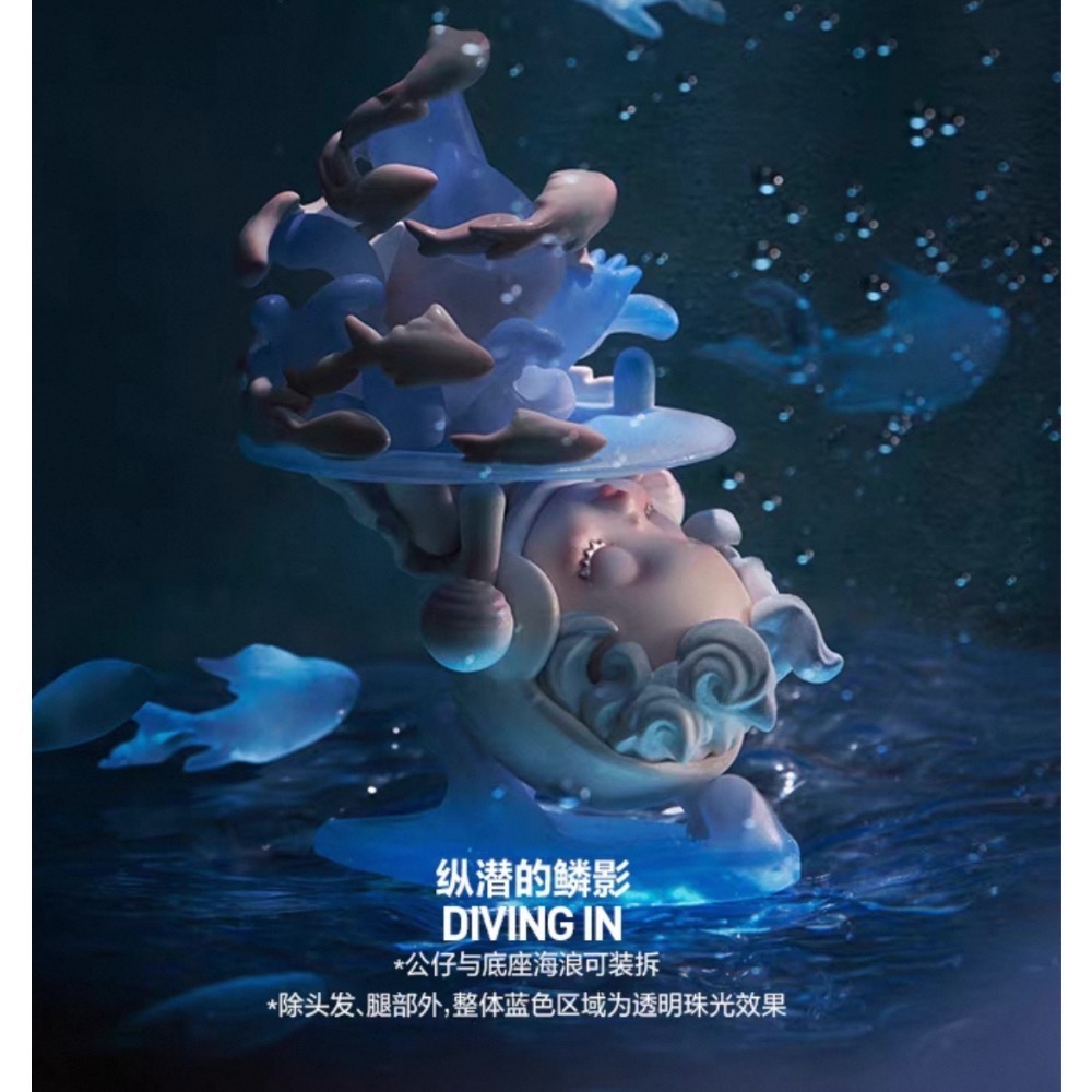 ［現貨-確認款］正品 POPMART 泡泡瑪特 SKULLPANDA 進退之門 系列 盲盒/公仔 平衡的沼澤 縱潛的鱗影-規格圖11