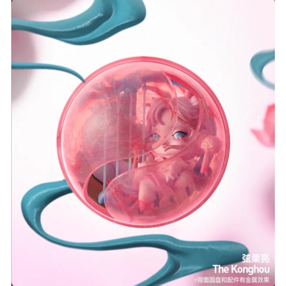 [現貨確認款-24H出貨］正品 POPMART 泡泡瑪特 Skullpanda 邸語 觀中景 系列 SP 濁清影 弦柔亮-細節圖7