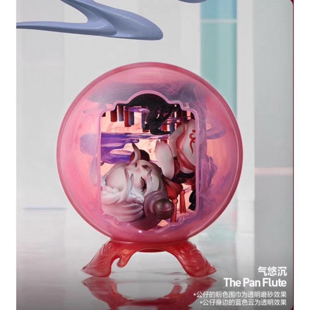 [現貨確認款-24H出貨］正品 POPMART 泡泡瑪特 Skullpanda 邸語 觀中景 系列 SP 濁清影 弦柔亮-細節圖8