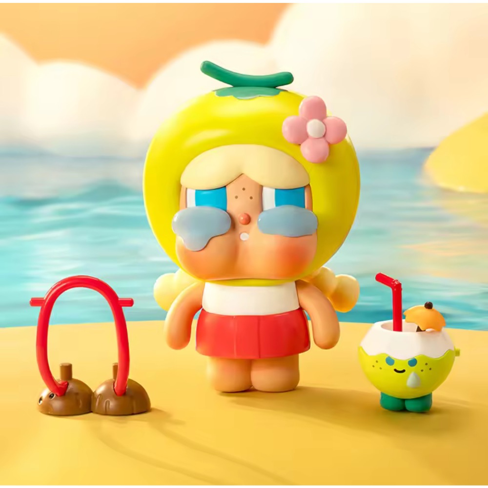 ［現貨-24H出貨］正品 POPMART 泡泡瑪特 Crybaby 椰皇 椰青 哭娃 手辦/吊卡/聯名 兩款-細節圖3