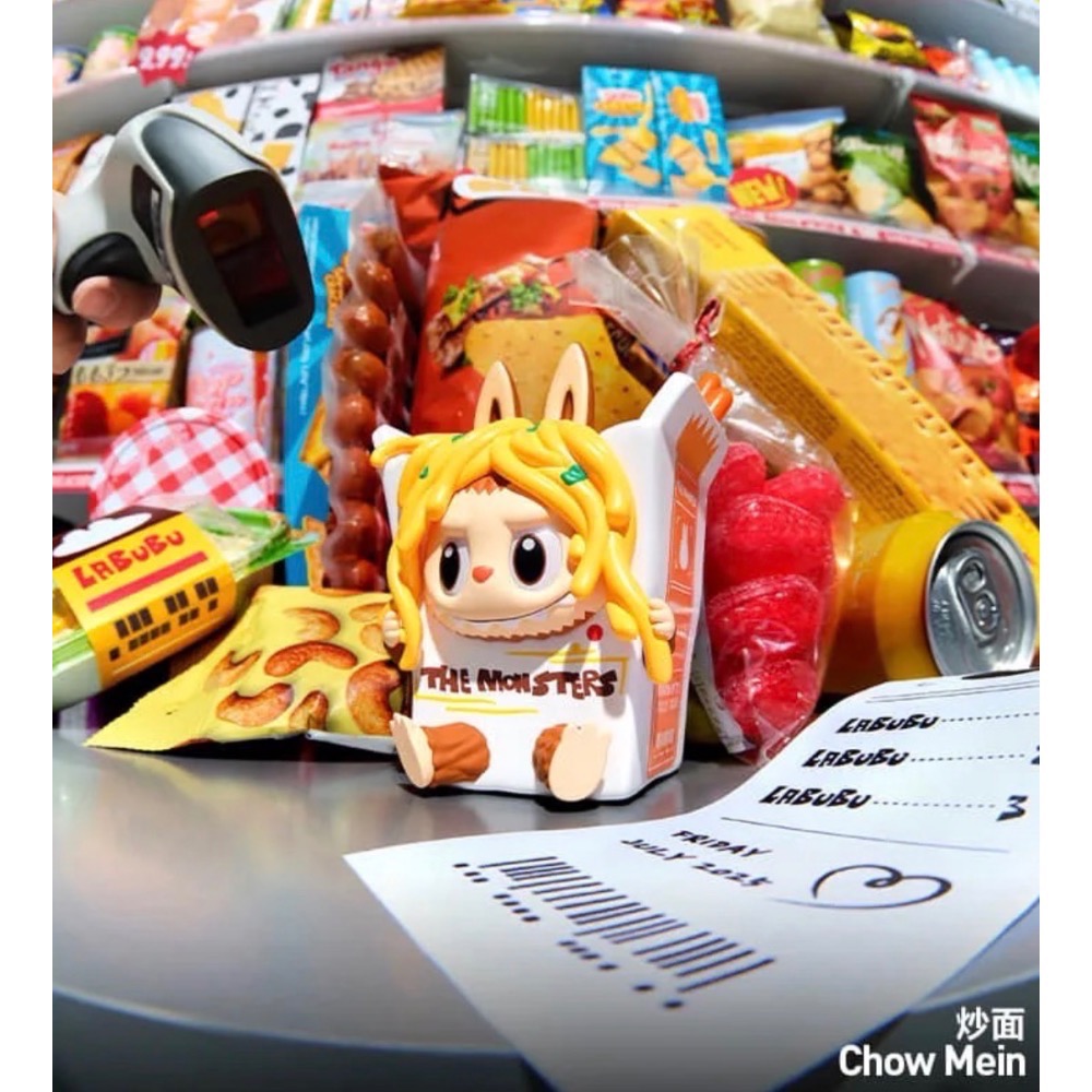 ［現貨確認款-24H出貨］POPMART 泡泡瑪特 THE MONSTERS LABUBU 怪味便利店 系列 玉米 牛奶-細節圖8