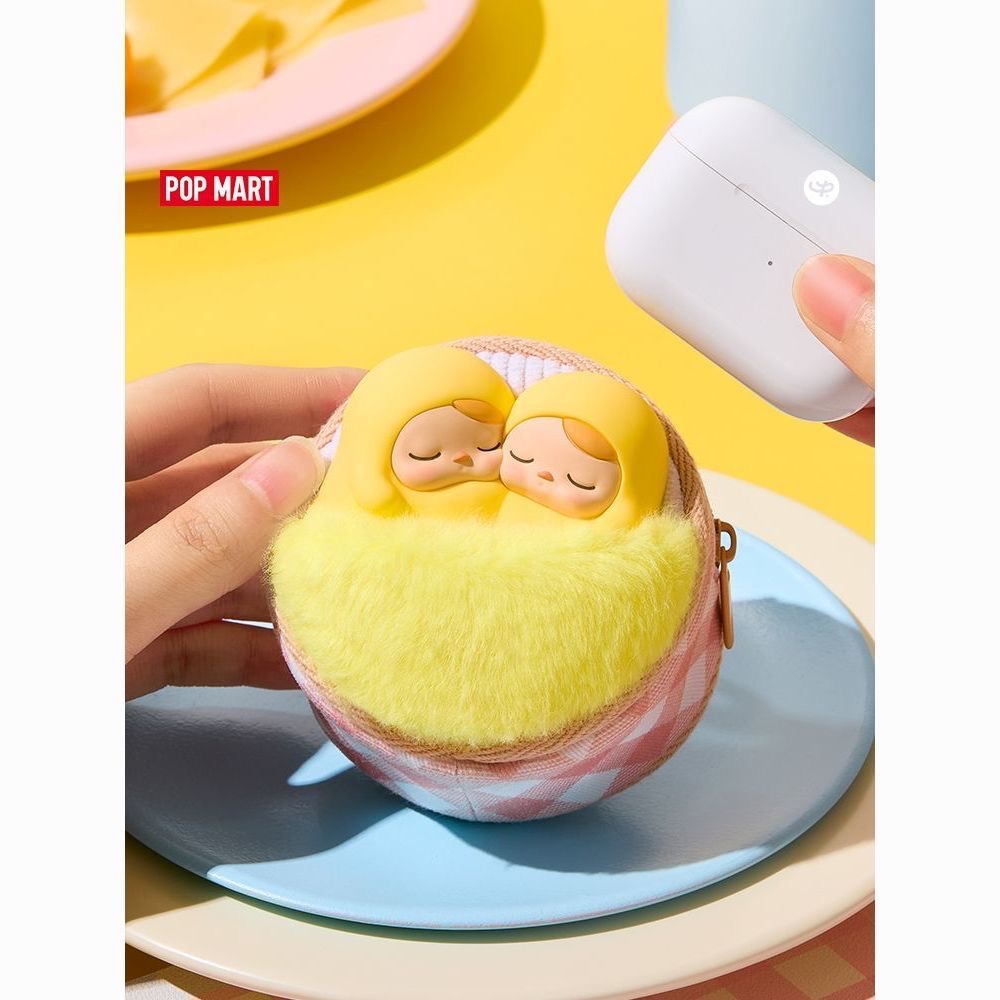 ［全新現貨］保證正品 POPMART 泡泡瑪特 PUCKY 畢奇 蛋蛋豆子 耳機包/零錢包/掛飾/小物包/絨毛 禮物-細節圖2
