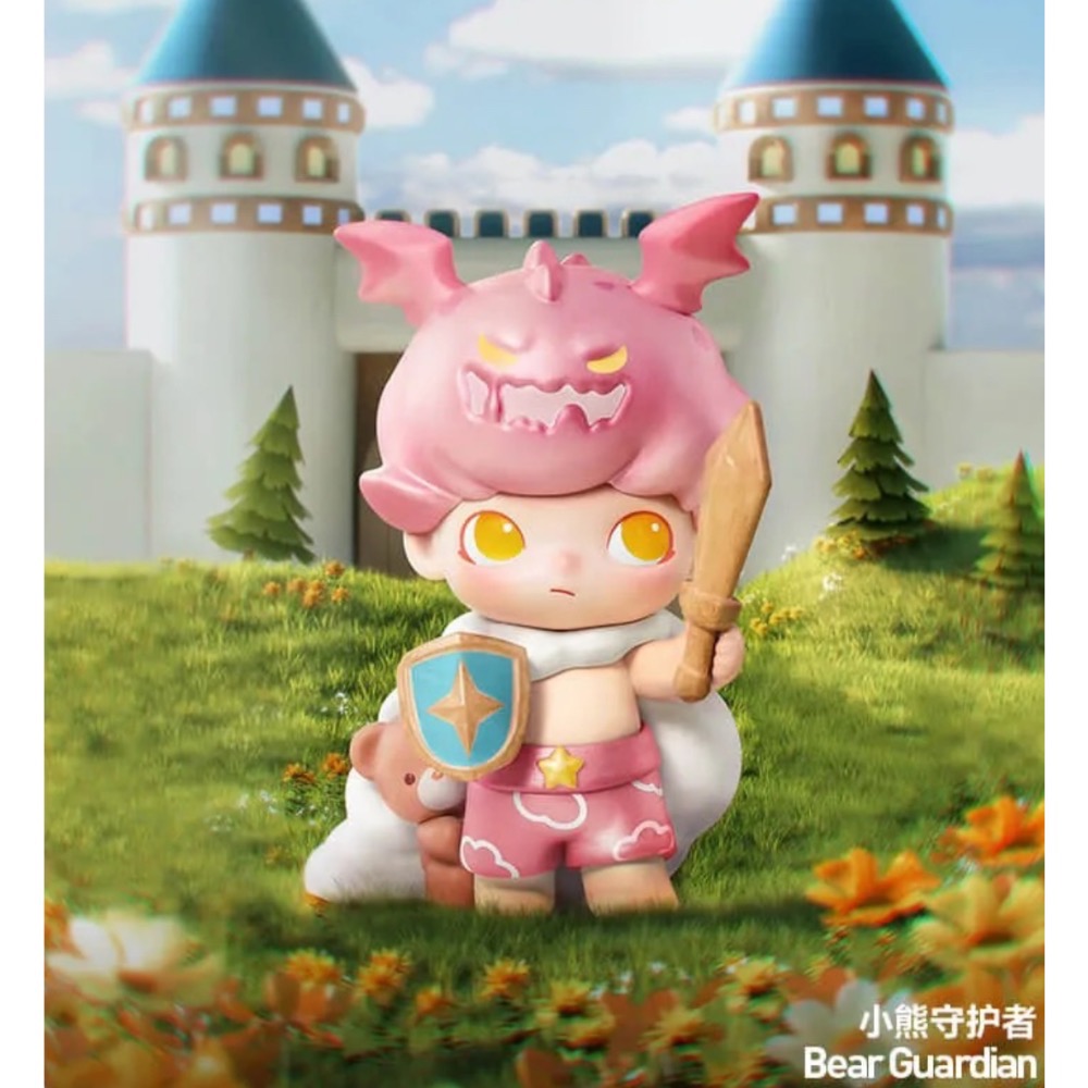 [現貨-確認款］POP MART 泡泡瑪特DIMOO 夢裡夢外 系列 盲盒 補星星的人 小熊守護者 勇敢之夢 月夜航海家-小熊守護者