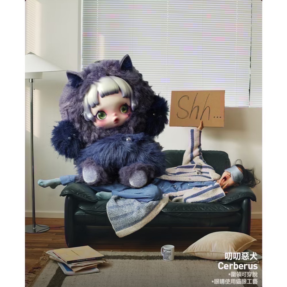 ［現貨確認款］POPMART 泡泡瑪特 SKULLPANDA 不眠劇場 系列You Found Me 毛絨/掛件/迷你包-規格圖3